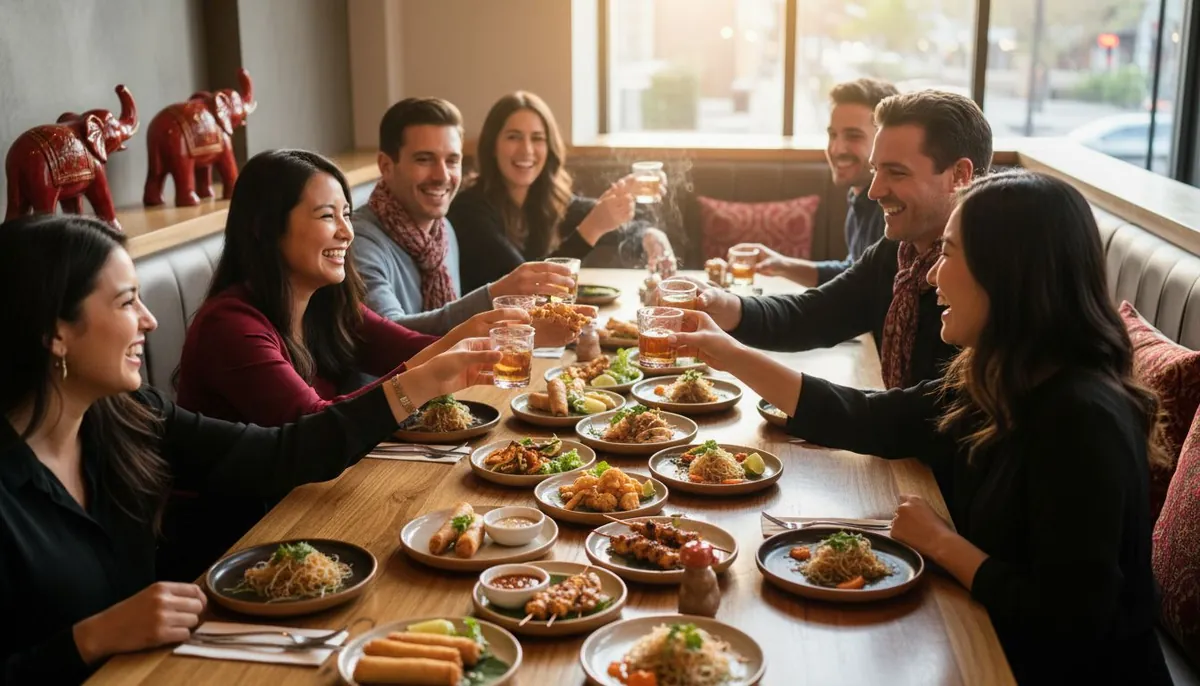 happy hour thai food